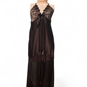Dreamgirl Sheer Black Lace Chemise